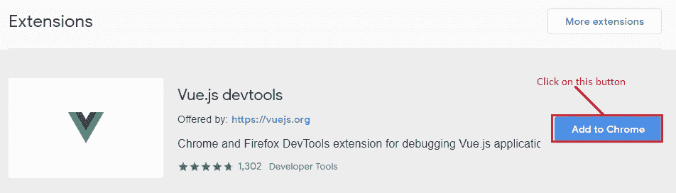 Vue Devtools extension