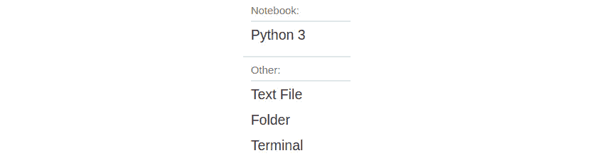 Figure 12.7 – The New menu dropdown 