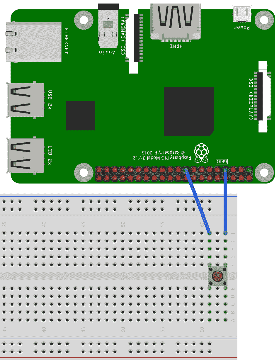 Figure 3.23 – Another circuit for the push button 