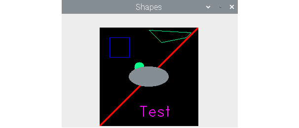 Figure 4: Drawing geometric shapes 