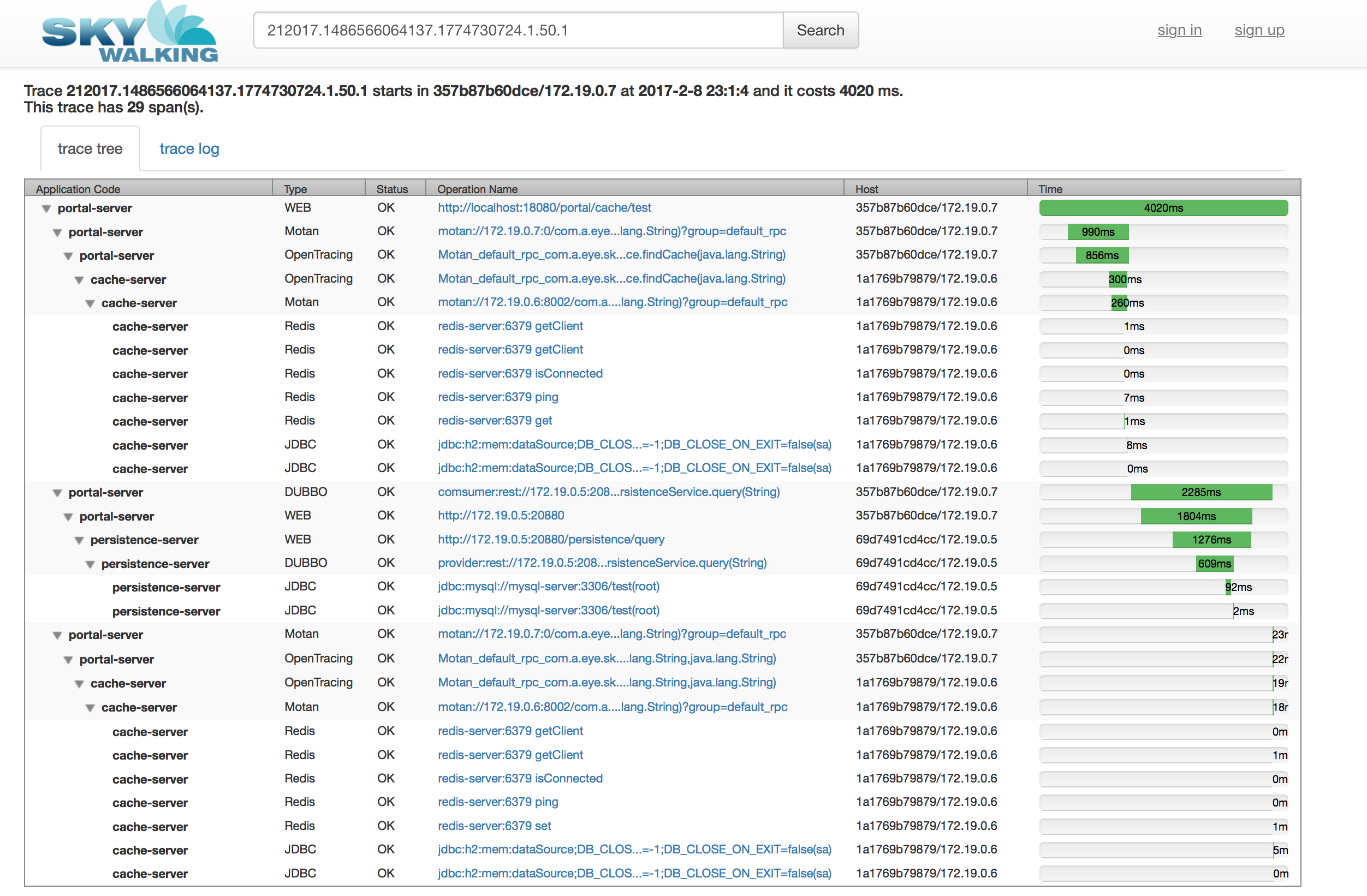 docs/resources/demo-application-cluster-tracer.jpg