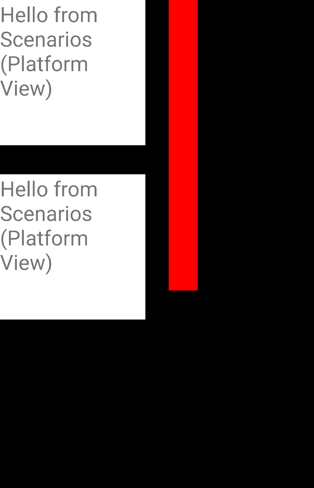 testing/scenario_app/android/reports/screenshots/dev.flutter.scenariosui.PlatformTextureUiTests__testPlatformViewMultipleWithoutOverlays.png