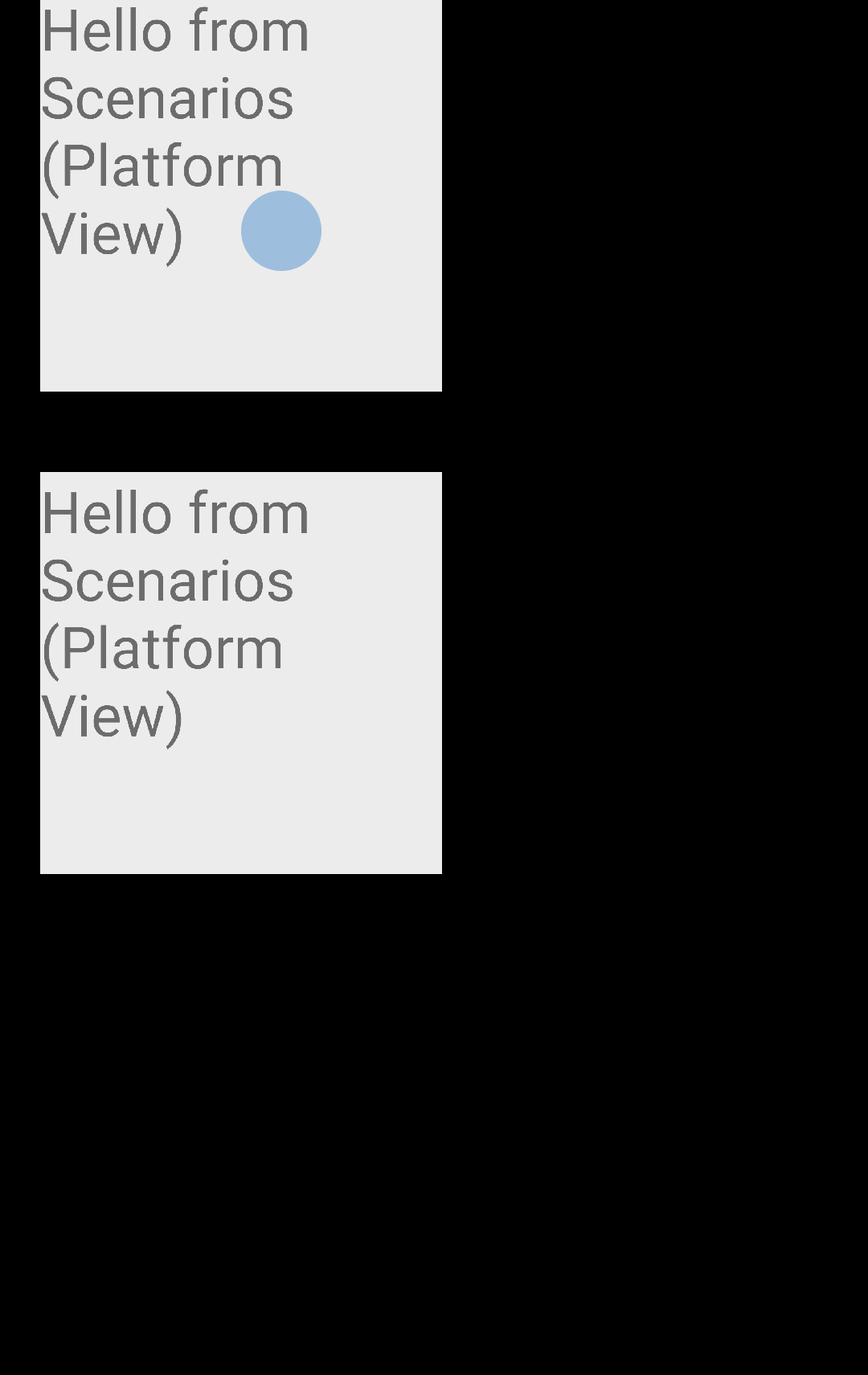 testing/scenario_app/android/reports/screenshots/dev.flutter.scenariosui.PlatformTextureUiTests__testPlatformViewMultiple.png