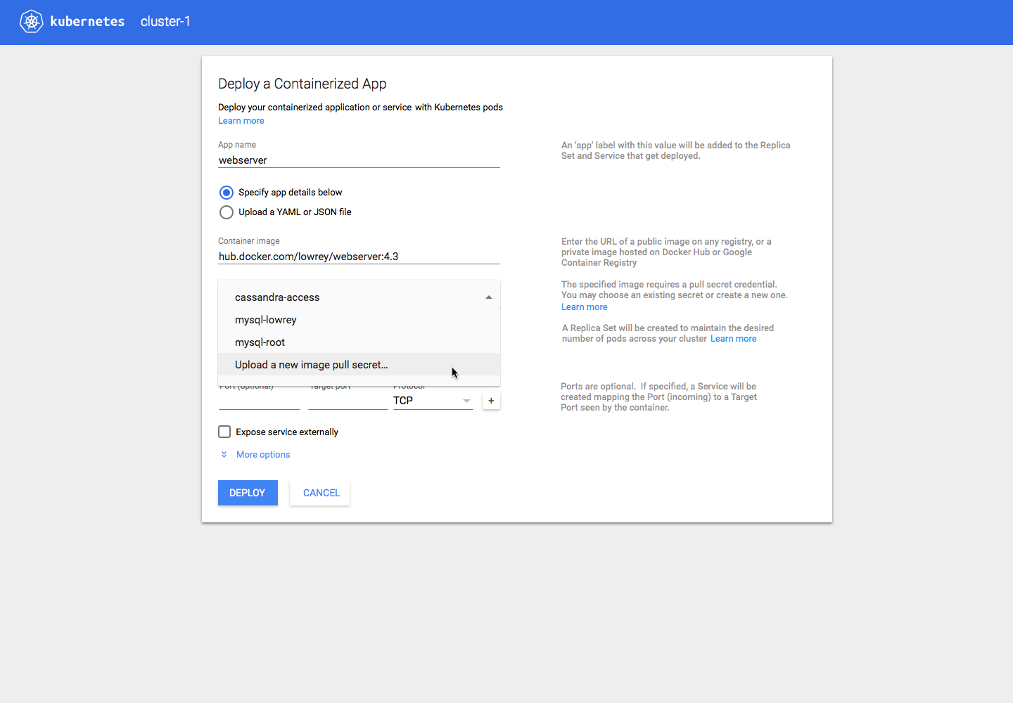 designs/11-11-2015/10_deploy form pull secret menu with upload.png